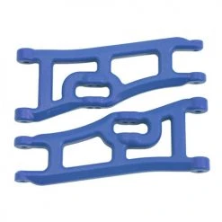 RPM Wide Front A Arms For Electric Rustler / Stampede - Blue