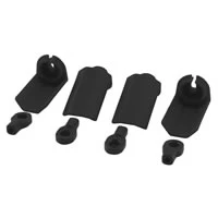 RPM Shock Shaft Guards For Traxxas 1/10th Off Road Shocks - Black
